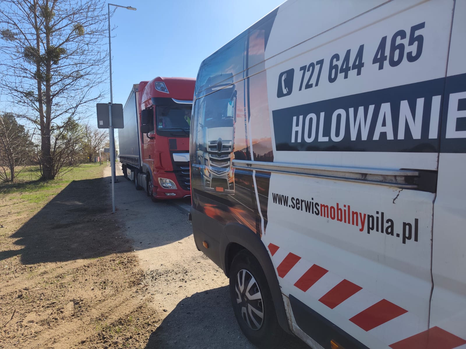 Naprawa pojazdu PIŁA TIR